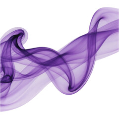 煙　スモーク　紫　イラスト