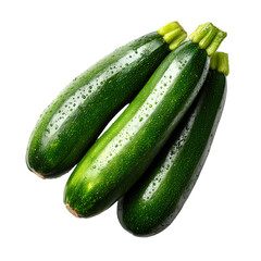 fresh vegetable zucchini white background
