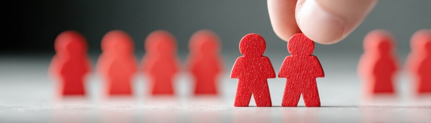 Strategic Team Selection Office Environment Business Concept Focused Viewpoint Collaboration Dynamics