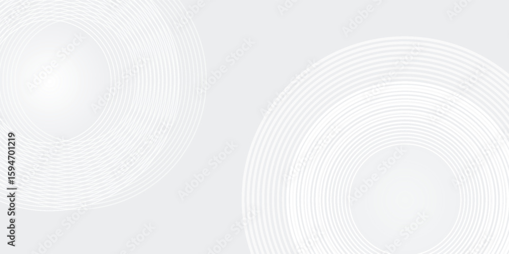 Poster vector white geometric abstract background overlap layer on bright space design modern