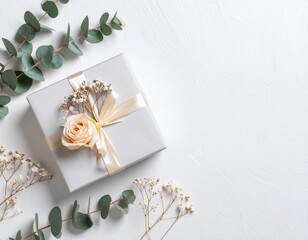 Nature-Inspired Elegant Gift Wrapping Design