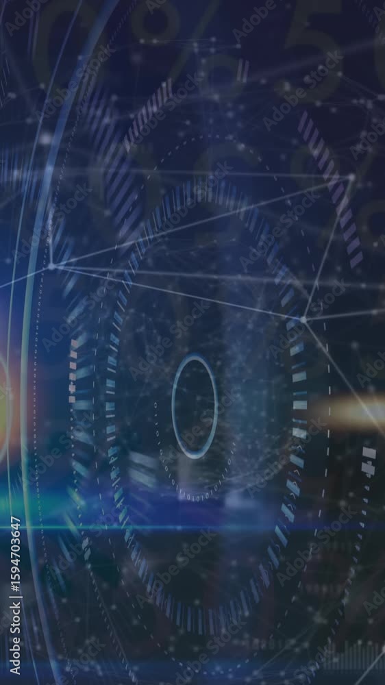 Poster animation of scope scanning and data processing