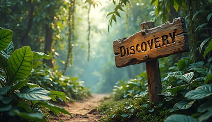 Fototapeta premium forest trail with a 