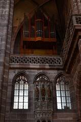 Nuremberg, Germany 10.17.2019: Saint Lawrence church in Nuremberg Germany