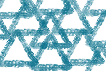 abstract blue background made of cubes