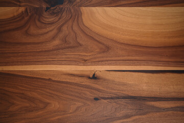 Texture of black walnut wood with some sapwood
