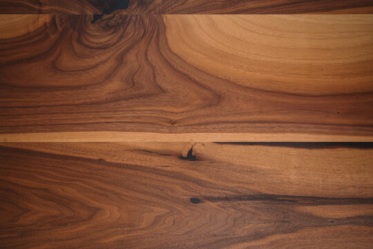 Texture of black walnut wood with some sapwood