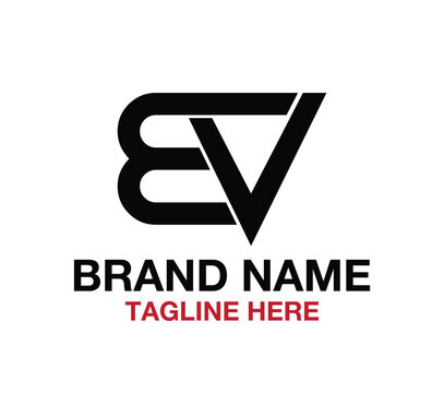 BV logo design, BV monogram logo vector, BV badge logo, BV emblem, BV vector design templates, Creative BV design ideas, BV monogram collection