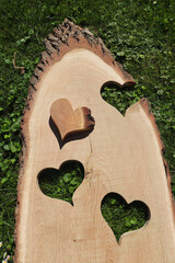 Herz auf Holz