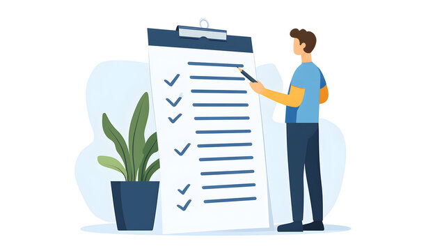 Professional reviewing customer onboarding documents with digital Know Your Customer compliance interface