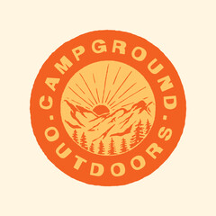 campground outdoors apparel, This design is suitable for those who really love nature