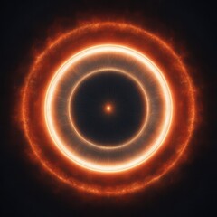 Fototapeta premium Fiery Cosmic Rings