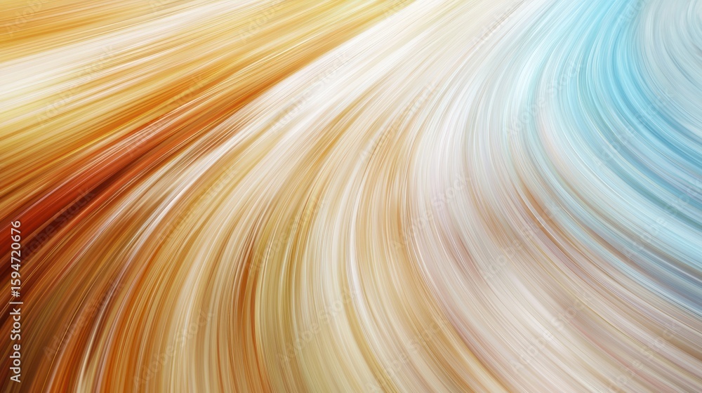 Poster abstract colorful swirls with a gradient of warm and cool colors.