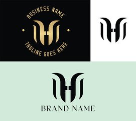 H logo design, Creative H letter logo, Luxury H text logo, H logo, H vector template, Luxury H icon, gym H logo, H vector art, H logo design ideas, H logo collection, H badge logo design, H lemblem 