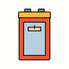 Battery Tester Device Vector Illustration for Electrical Tool Concept