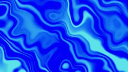 Abstract Blue Liquid Swirls and Waves Background Texture