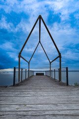 Steg in lake of Constance 