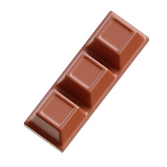 Brown 3d icon Chocolate Bar illustration