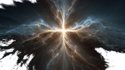 Abstract light formation with cloud like effect background image