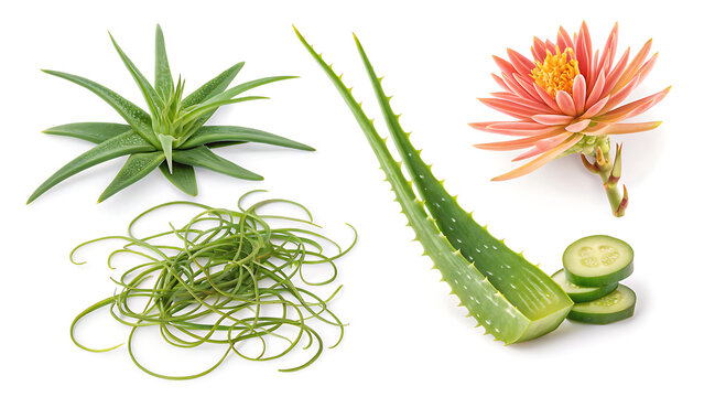  Natural Hair Care Ingredients  Gudhal, Aloe Vera, and Dodder Bel