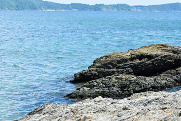 rocks in the sea