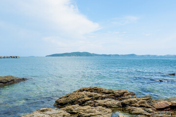 sea and rocks in greece