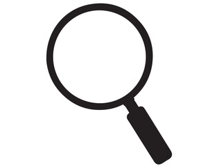 MAGNIFYING GLASS SILHOUETTE