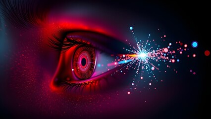 Visual representation of artificial vision and future innovation