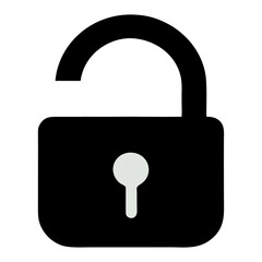 unlock icon design image