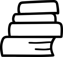 Black and white vector illustration of a printer icon, a symbol of office print equipment