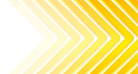 Vivid yellow minimal arrows elements abstract geometric background. Vector technology design