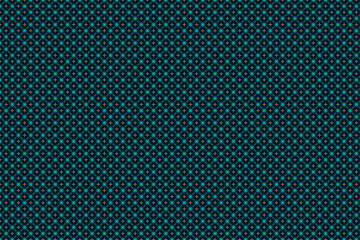 Teal geometric pattern repeats for a dynamic background textile print