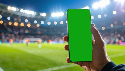 Football Action on Mobile: Experience the Game Anywhere, mockup with phone screen