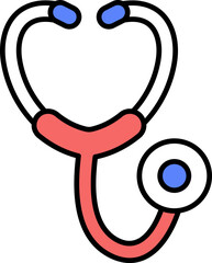 Stethoscope vector icon stock illustration