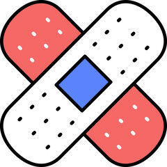 Bandage vector icon stock illustration