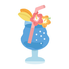 トロピカルジュース　イラスト