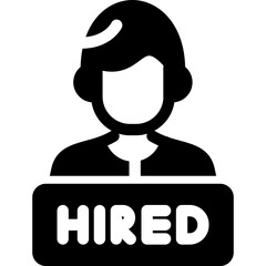 Hired Icon