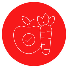 Health Food icon, Fuel Your Body Eat Clean, Live Strong, Healthy Eating Made Simple and Delicious,...