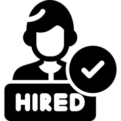 Hired Icon