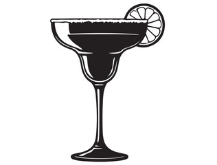 MARGARITA GLASS SILHOUETTE