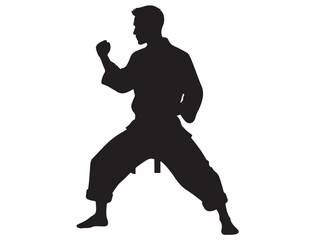 MARTIAL ART SILHOUETTE