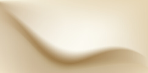 Wavy pearl beige gradient background with light color texture. Nude neutral gradation bg. Cream and brown elegant champagne abstract wallpaper.