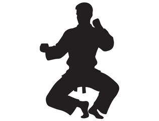 MARTIAL ART SILHOUETTE