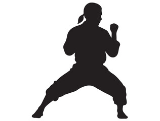 MARTIAL ART SILHOUETTE