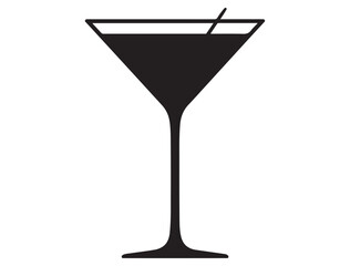 MARTINI GLASS SILHOUETTE