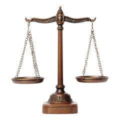 Justice in focus analyzing legal scales in a professional environment
