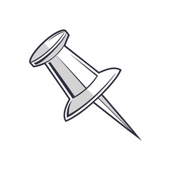 Needle icon. Adobe Illustrator Artwork