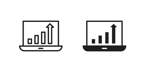 Equity derivatives icon vector, solid illustration, pictogram isolated color editable