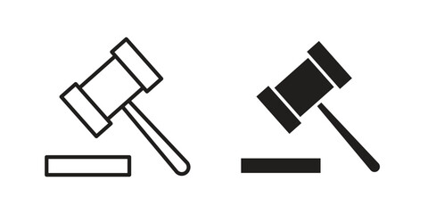 employment law icon vector, solid illustration, pictogram isolated color editable