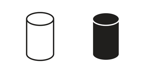 Cork wine icon vector, solid illustration, pictogram isolated color editable